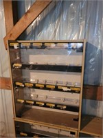 Merchandise display/storage locking cabinet  with