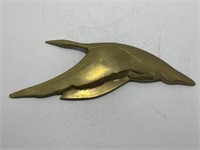 Small goose made of brass wall decoration