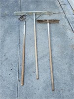 3 assorted cement tools