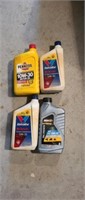4 quarts various brand 10w30 and 10w40 motor oil,