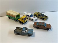 Lot of 5 Vintage Toy Cars
