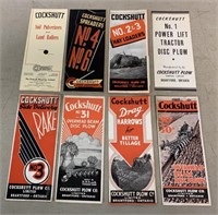 lot of 8 Cockshutt Brochures