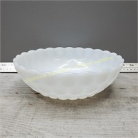 Bubbled Milk Glass  Bowl