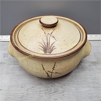 Studio Pottery Lidded Casserole - Signed