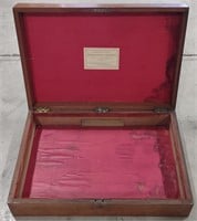 Vintage Boerick& Tafel Wooden Storage Box