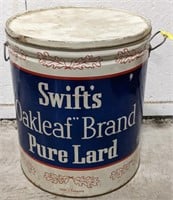 Swift's "Oakleaf" Brand Pure Lard 50 lb. Net can