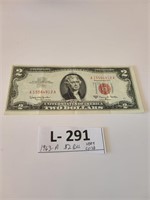 1963-A $2 Bill "very crisp"