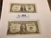 1935 A / 1935 F $1 Silver Certificates