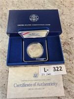 1989 US Constitution Silver Proof