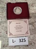 1982 George Washington silver proof half dollar
