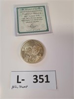 2017 Trump/Clinton 1oz .999 silver