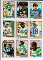 (10) 1981 & 1979 (1) Topps NFL Trading Cards