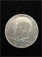 1964 Kennedy Half 90% Silver