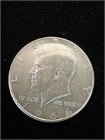 1964 Kennedy Half 90% Silver