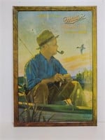 '30s Miller High Life tin litho self framed sign