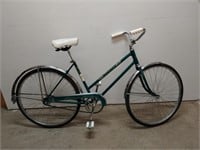 '61 Schwinn Traveler green winged badge bike