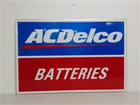 NOS SS alum ACDelco embossed sign