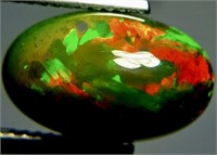 4.22 ct Natural Ethiopian Black Fire Opal