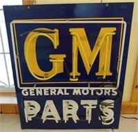 GM Parts Dept Neon sign