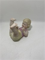 VTG Bisque Piano Baby, Signed- Blonde Girl