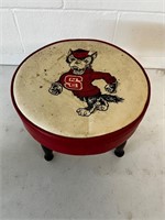 North Carolina state Wolfpack vintage stool