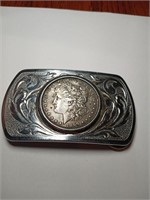 1899 Silver Dollar Belt Buckle