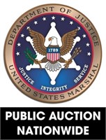 U.S. Marshals (nationwide) online auction ending 9/20/2022