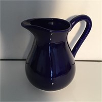 BLACK CERAMIC PITCHER