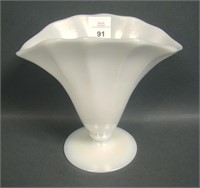 Steuben Iverene Paneled Oval Fan Vase