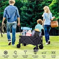 TRIPLE TREE Collapsible Wagon Cart, Folding Outdo(