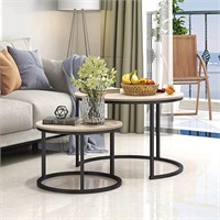 Round Nesting Coffee Table