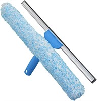 Unger Industrial Microfiber Squeegee Scrubber 18"