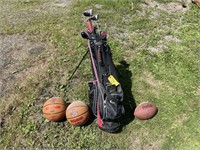 Golf Clubs, Basketballs, Footballs & Ice Skates