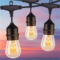Brightown Outdoor Patio String Lights 48Ft