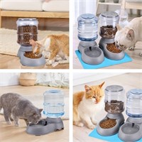 2 Pack Automatic Cat Feeder and Water Dispenser