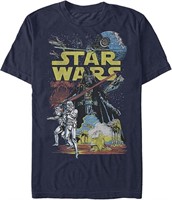 STARWARS Rebel Graphic T-Shirt SIZE MENS XL / NAVY