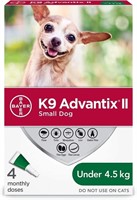 K9Advantix 2 Flea & Tick Treatment SMALL Dogs 3-PK