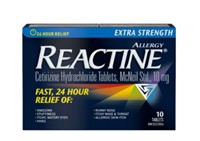 Reactine Extra Strength 10 Tablets (2-PACK)