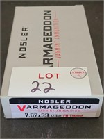 Nosler Varmageddon 7.62 x 39 FB Tipped