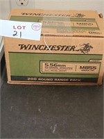Winchester 5.56 M855 green tip 200 round box