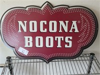 Nocona Boots Metal Sign 24' x 15"