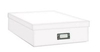 Pioneer Jumbo Scrapbook Storage Box, White 2pc