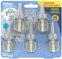 Glade PlugIns Scented Oil 5pk Refill  -Clean Linen