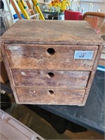 3-Drawer Handmade Wood Cabinet