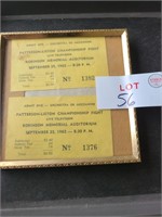 1962 Patterson-Liston fight ticket