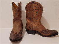 Ladies Western Boots, Handmade In Mexico, Sz 6B