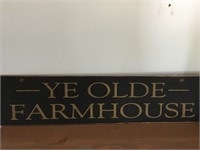 Wooden Dual Sided Farmhouse Sign 7x30