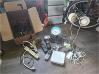 Assortment Of Clocks, Chargers, and Other