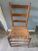 Vintage Wood & Wicker Chair