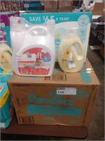 1LOT, 5 ITEMS, 3 CASES PAMPERS WIPES, DEFT AND